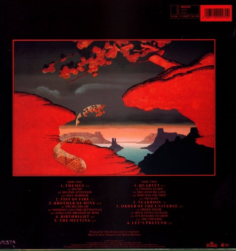 Anderson Bruford Wakeman Howe Self-Titled LP vinyl Germany Arista 1989 in - Picture 2 of 6