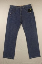 VTG Marithe Francois Girbaud Jeans Mens 40x34 Blue Y2K Denim Button Fly Logo NEW