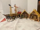 Vintage Playmobil Blackbeard’s Pirate Ship 5736 and Pirate Stronghold 9112