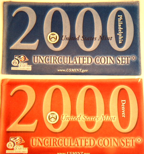 2000 Uncirculated Coin Set U.S Mint Original Government Packaging OGP - Picture 4 of 5