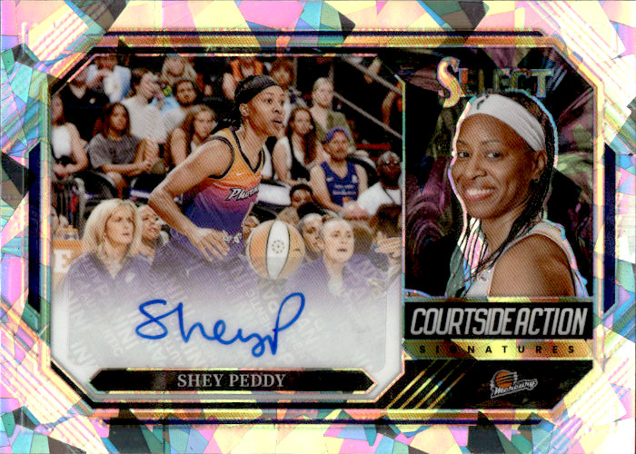 2024 Panini Select WNBA Courtside Action Signatures #CSASP Shey Peddy MERCURY