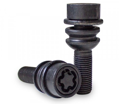 Sicustar Felgenschloss M15 x 1,25  x 44mm Kugel R14 SW17 zweiteilig - Bild 1 von 2