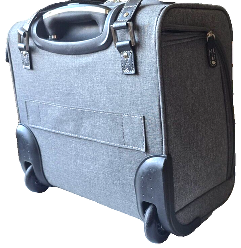 LONDON FOG Yorkshire 15-Inch Under seater Carry-On Luggage Telescopic Handles - Picture 3 of 15