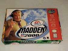 Vintage MADDEN 2000 EA Sports Nintendo 64 N64 Video Game with Box Original OEM