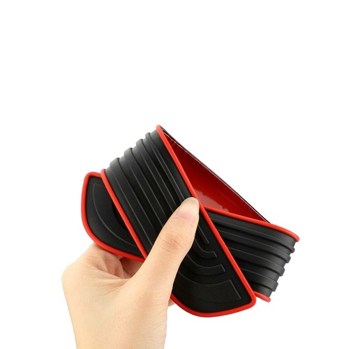 Rubber Door Scuff Sill Cover Panel Step Protector Car Interior Accessories Black - Picture 12 of 12