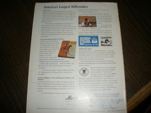 NEW Marlin Sporting Firearms Catalog Booklet (YOU CHOOSE YEAR) - Picture 22 of 64
