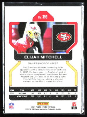 2021 Panini Prizm #399 Eli Mitchell | eBay