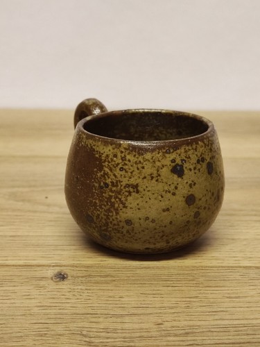 Magnifique petite tasse en terre cuite déco artisanale grès pyrité - Imagen 2 de 5