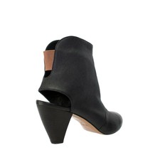 Amanda Gregory Open Heel Zip Bootie