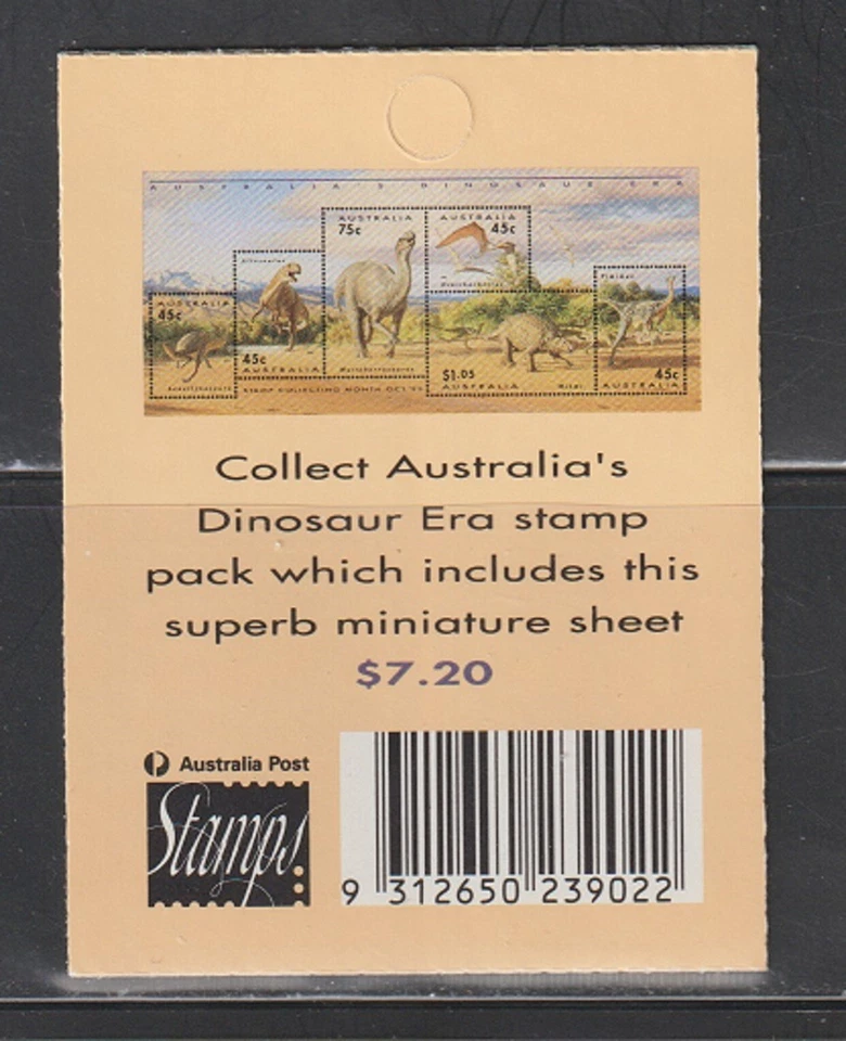 Australia Stamps 1349a MNH F-VF Complete Booklet Dinosaurs - Image 2 of 2