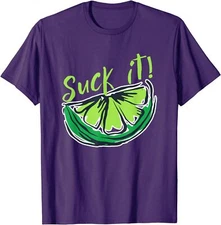 Green Lime Slice Funny Lemon Guacamole Mexico Mayo Unisex T-Shirt