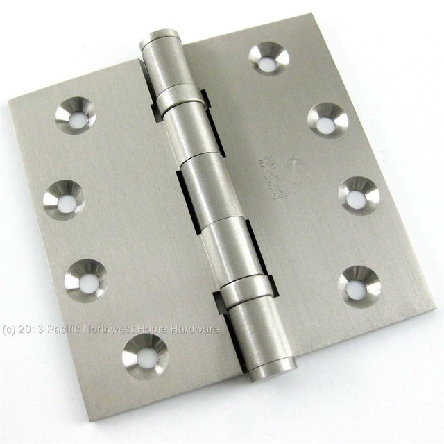 Baldwin 1041150i Satin Nickel 4 X 4 Solid Brass Square Corner