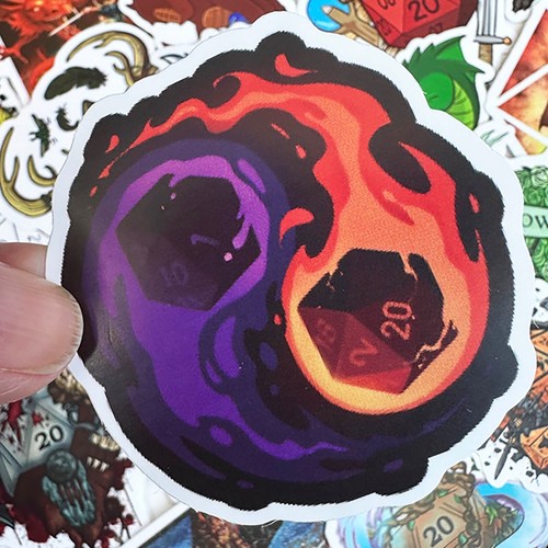 25/50pcs Dungeons and Dragons, D&D Vinyl Stickers Free Shipping* - Picture 4 of 11