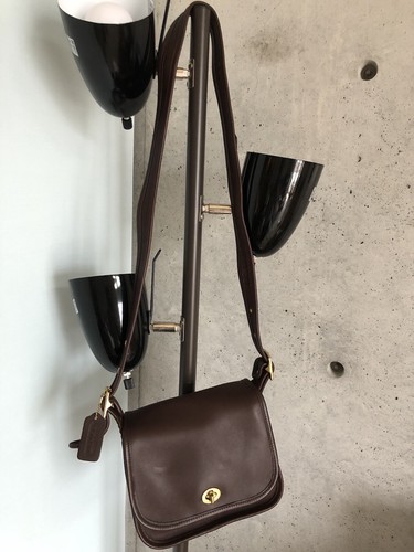 COACH Vintage 9965 Legacy Small Flap Bag Mahogany Brown Leather Crossbody - Picture 20 of 23