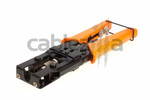 Herramienta de engarce de compresión para engarce de cable coaxial BNC RCA RG59 RG6 - Imagen 2 de 12