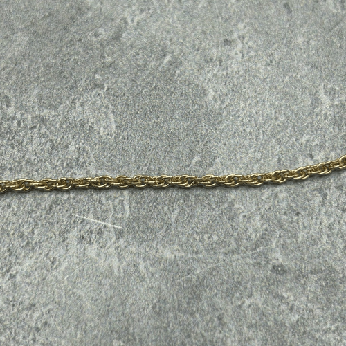 Nina Ricci Gold Plated Chain Necklace Pendant Embellished Rhinestones 18 Inches - Picture 8 of 11