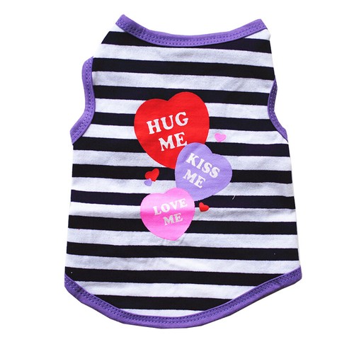 Small Dog T-Shirt Vest Pet Puppy Cat Summer Clothes Coat Top Outfit Costume US C - Picture 23 of 41