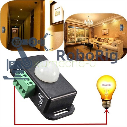 Automatic DC 12V-24V 8A Infrared PIR Motion Sensor Switch For LED light Stylish - Picture 3 of 4