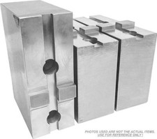 TG-12305F STEEL SOFT JAWS FOR TONGUE & GROOVE 12" CHUCK W/A 3" HT 3 PC SET