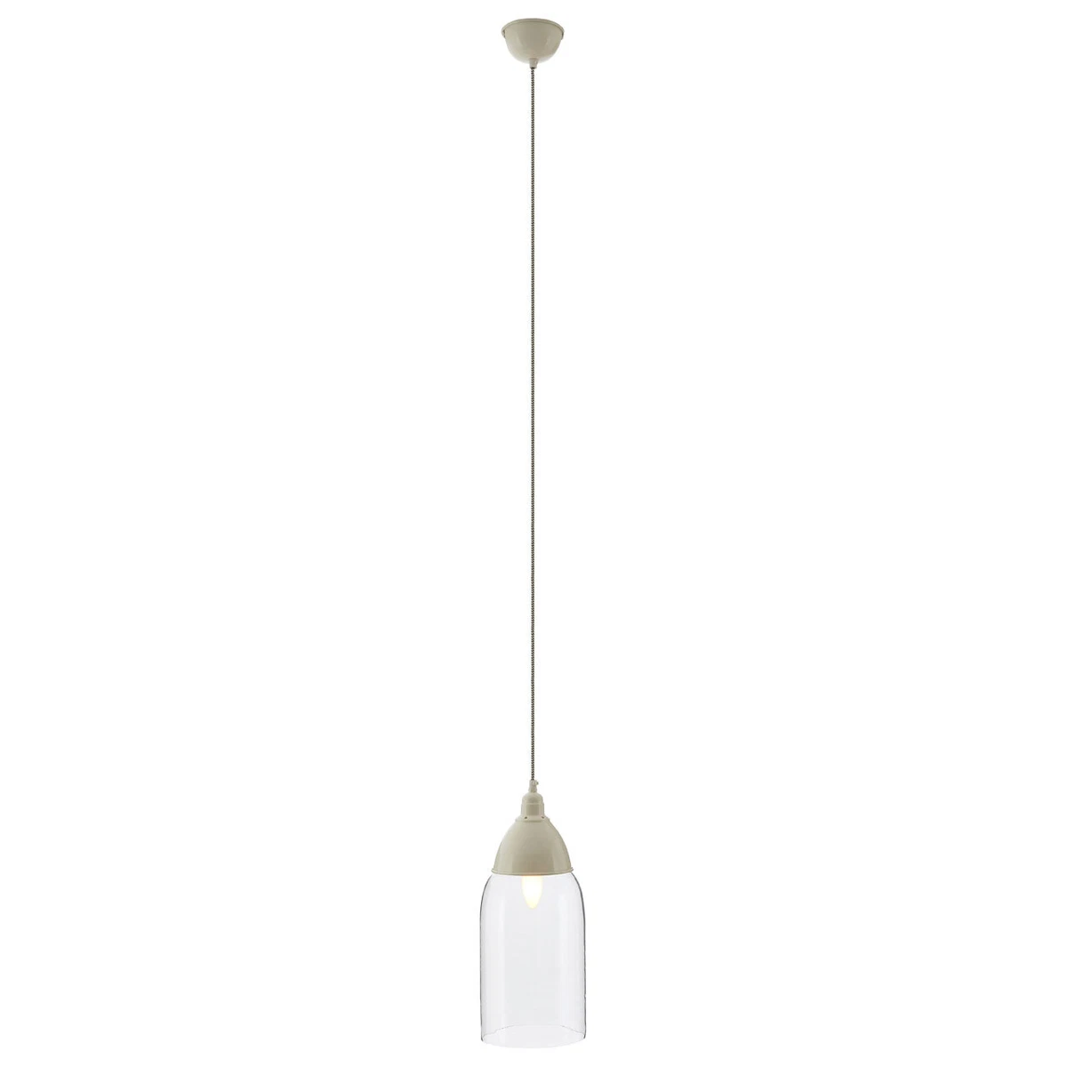 Oslo 18cm Dia Pendant Light White Adjustable House Contemporary