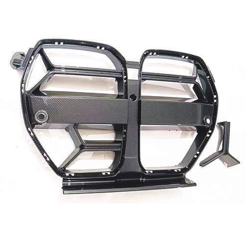 Für BMW G80 M3 G82 G83 M4 Dry carbon Kühlergrill Front Grill Nier Grille mit ACC - Picture 7 of 13