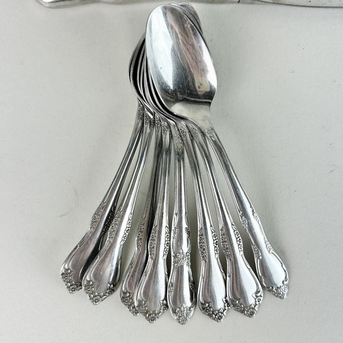29 Piece Lot Vintage Oneida Stainless Steel Flatware Mansfield Amadeus Floral - Picture 7 of 13