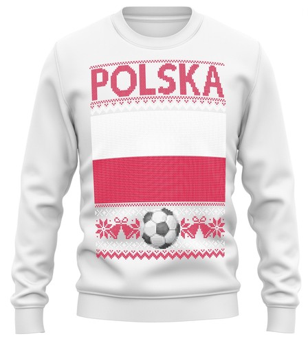 Polska Ugly Christmas Sweatshirt Football World Xmas Gifts For Him Her Poland... - Picture 4 of 14