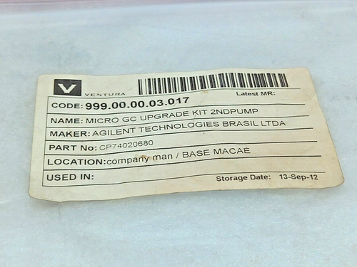 Agilent CP74020680 Micro GC Upgrade Kit 2Nd Pump - Picture 2 of 7