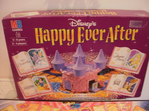 Vintage Rare Complete Disney Princess Happy Ever After Board Game 1996 MB Games