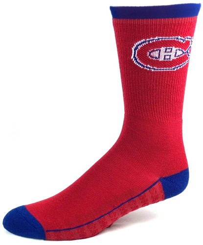 Montreal Canadiens Hockey Red & Blue Repeat Name Deuce Crew Socks - Picture 1 of 3