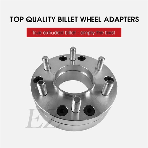 2 Hub Centric Wheel Adapters 5x5 To 6x5.5 | 6 Lug Chevy Rim on 5 Lug Silverado H - Picture 2 of 5