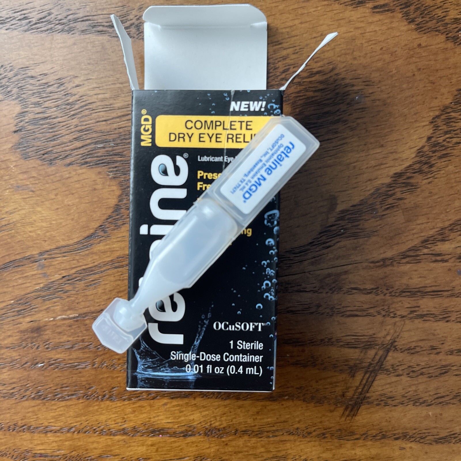 OCuSOFT Retaine MGD Ophthalmic Emulsion Single Use Container, White ...