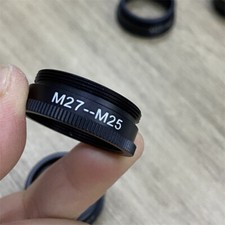 1pc M27 to M25 Microscope Objective Lens Adapter Ring f Leica Nikon Microscope