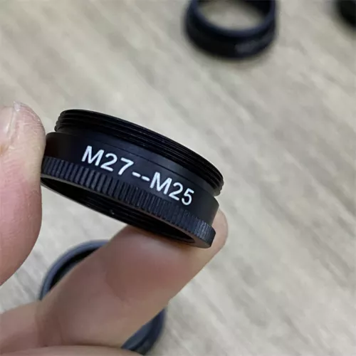 1pc M27 to M25 Microscope Objective Lens Adapter Ring f Leica Nikon Microscope