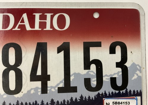 Idaho Famous Potatoes License Plate 5B 84153 Original Automobilia - Picture 6 of 12