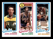 1980 Topps Basketball #75 Johnson Davis Archibald NM *e1