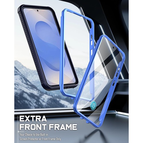 Für Samsung Galaxy S25 5G Hülle Integriertes Display 2 Frontrahmen Stoßfest Cover - Bild 15 von 31