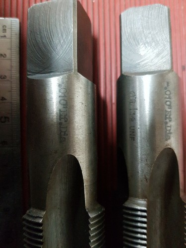 Grifos cónicos y segundos UNF de 1 3/8" hechos por AH .010" de tamaño inferior - Imagen 4 de 4