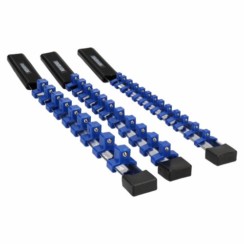 Organizador de soporte de almacenamiento de enchufe 3 piezas rieles de plástico con asas 1/4 3/8 1/2 unidad - Imagen 3 de 3