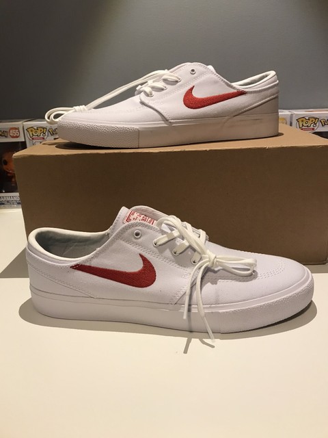Nike SB Janoski RM White & Varsity Red Men's Size 9 Skate Shoes Ar7718-103 for sale online | eBay