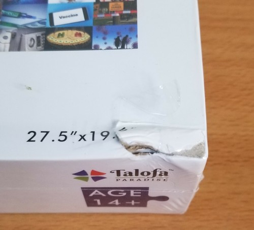 Rompecabezas Eventos durante 2020 Collage 1000 piezas nuevo sellado Talofa Paradise - Imagen 2 de 5