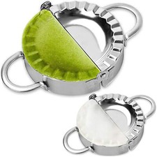 Stainless Steel Dumpling Ravioli Maker Press 2 Pack Pierogi Mold Wonton Mould Ea
