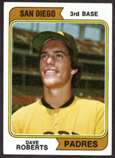 1974 Topps #309 Dave Roberts San Diego Padres VG-EX
