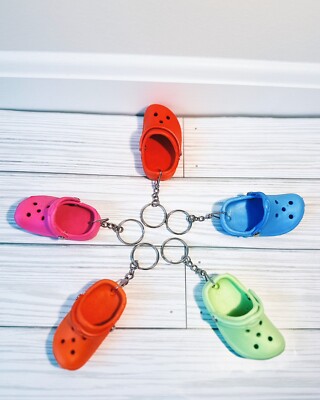 Mini Crocs Keychain | Slipper Keyring | 6 Colors
