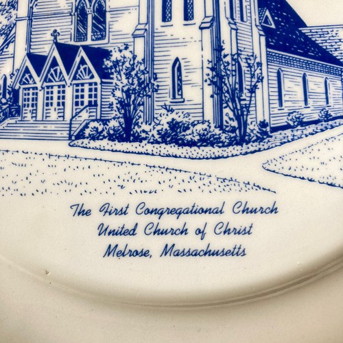 MELROSE ERSTE VERSAMMLUNGSKIRCHE Teller Vereinigte Kirche Christus Massachusetts MA - Bild 4 von 7
