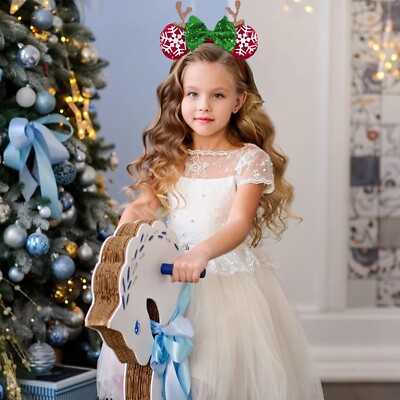 Reindeer Snowflake Mickey Very Merry Christmas Minnie Mouse  display picture 2