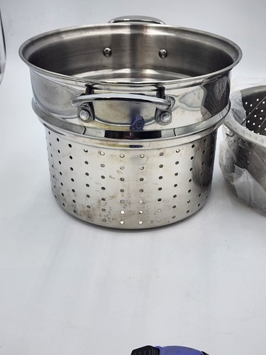 Stainless steel Colander Pasta and or Rice Strainer Pot Inserts. - Picture 7 of 10