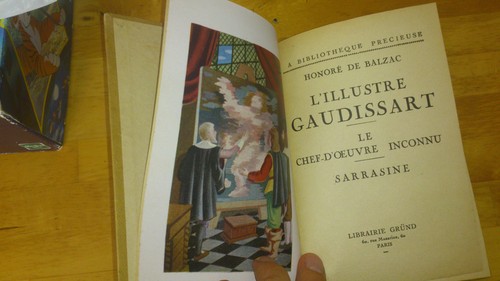 L'ILLUSTRE GAUDISSART - LE CHEF-D’ŒUVRE INCONNU - SARRASINE - HONORE DE BALZAC - Foto 2 di 2