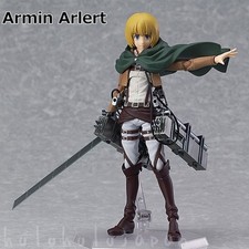 figma TV anime " Attack on Titan " Eren Levi Mkasa Armin Erwin Action figure