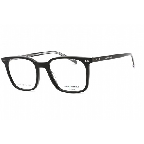 Tommy Hilfiger Men's Eyeglasses Black Plastic Full Rim Frame TH 1942 0807 00 - Foto 1 di 2